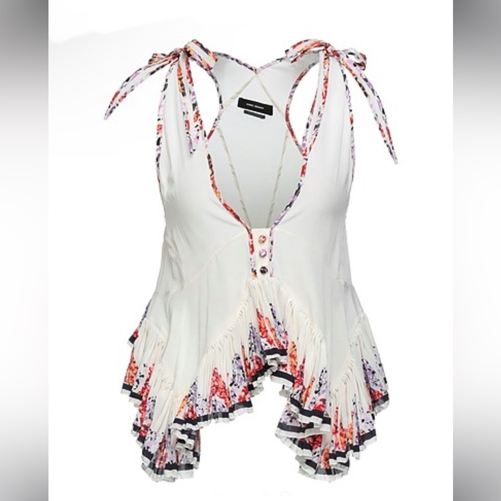 Isabel Marant Nibuliae Silk Top